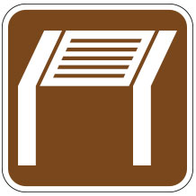 Interpretive Exhibit Sign