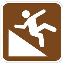 Slippery Ramp Sign