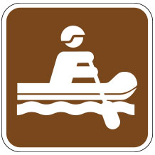 River Rafting Sign