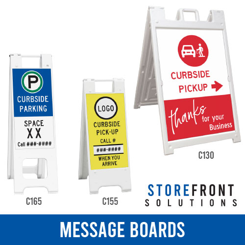 Storefront Solutions Sandwich Style Message Boards