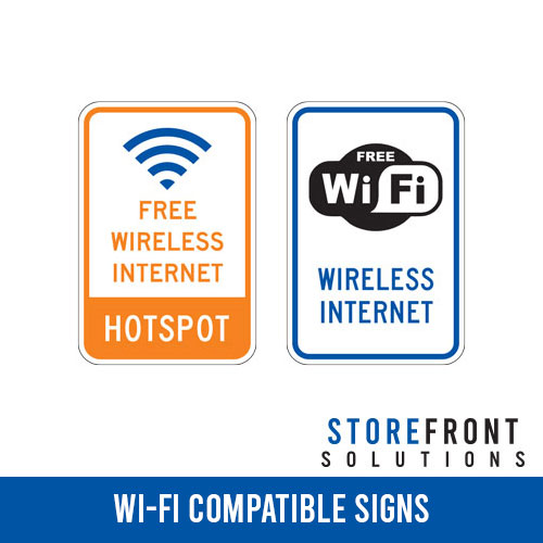 Storefront Solutions WiFi Compatible Signs