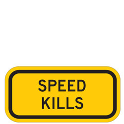 Speed Kills Plaque