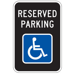 Oxford Series: Reserved Parking | Handicap (Symbol) Sign