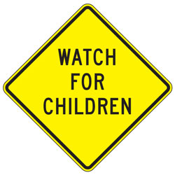 Watch for Children Signs (Diamond)