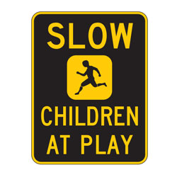 Oxford Series: Slow Children at Play Sign