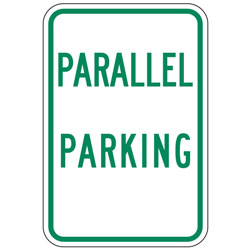 Parallel Parking Only Sign