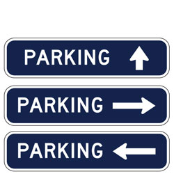 Parking (Arrow Symbol) Sign