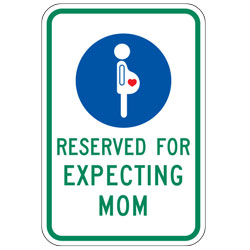 Reserved For Expecting Mom Sign