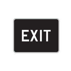 Oxford Series: Exit Sign