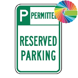 Reserved Parking | Header & Words | Universal Permissive Parking Sign