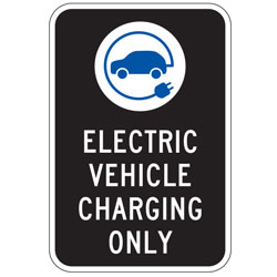 Oxford Series: Electric Vehicle Charging Only Sign