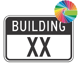 Building XXX Custom Color Sign