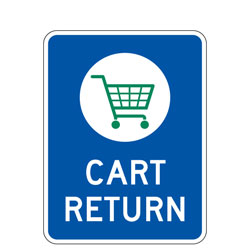 Cart Return Sign
