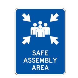 Safe Assembly Area Sign