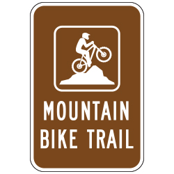 Mountain Bike Trail Sign