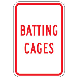 Batting Cages Sign