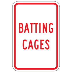 Batting Cages Sign