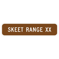 Skeet Range (XX) Sign
