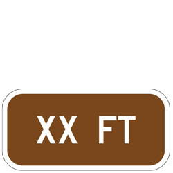 (XX) FT (Distance) Plaque