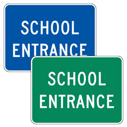 School Entrance Signs