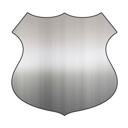 Shield Metropolitan | Special Routed Shapes | Aluminum Sign Blanks