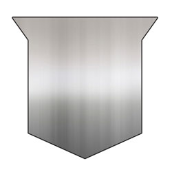 Shield Modern | Special Routed Shapes | Aluminum Sign Blanks