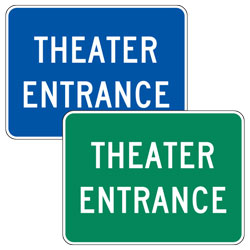 Theater Entrance Signs