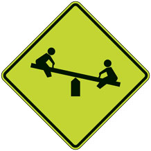 FYG Playground (Symbol) Warning Signs