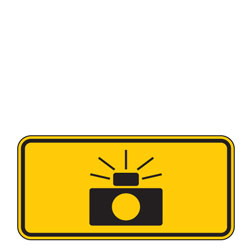 Photo Enforced (Symbol) Warning Plaques