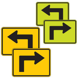 Advanced 90 Degree (Left/Right) Arrow Plaques