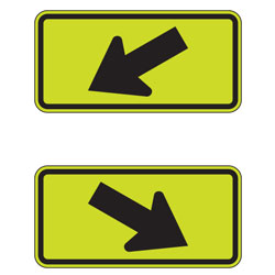 FYG Diagonal (Left/Right) Down Arrow Supplemental Plaques