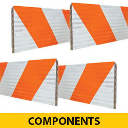 Orange/White Barricade Boards