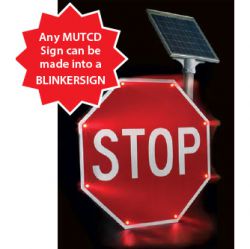 Enhanced Conspicuity: Blinker Signs