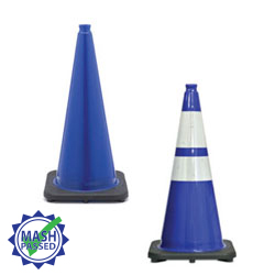Blue Wide Body Traffic Cones