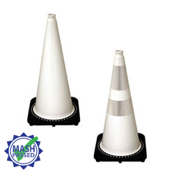 White Wide Body Traffic Cones