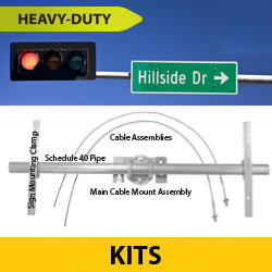 Heavy Duty "Mast o Brackets" Kits for Overhead Mast Arms