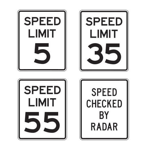 View Speed Limit Signs