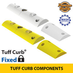 Fixed Tuff Curb Lane Separator & End Cap