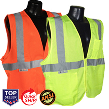 Class 2 Economy Hook/Loop Safety Vests
