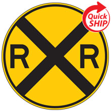 Highway Railroad Grade Crossing Advance Warning Signs