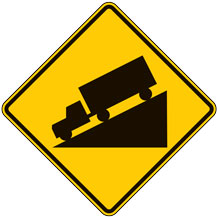 Hill (Symbol) Warning Signs