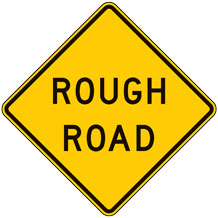 Rough Road Warning Signs