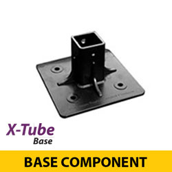 Surface Mount Base for 1.75" X Tube Flexible Sign Posts