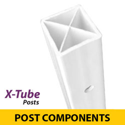 X Tube Flexible Sign Posts