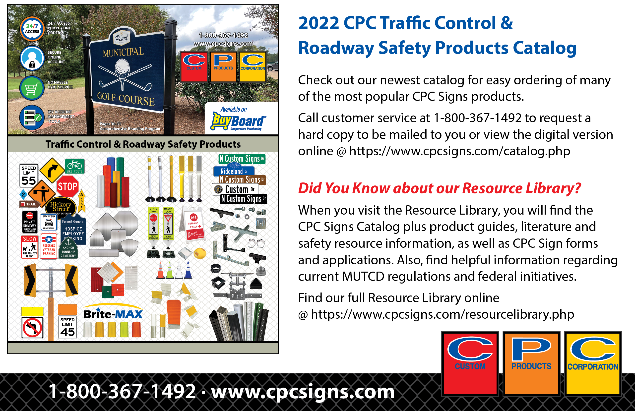 2022 CPC Traffic Control & Roadway Safety Products Catalog